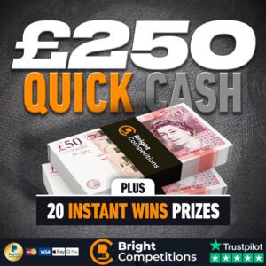 £250 Quick Cash & 20x £50 Instant Wins