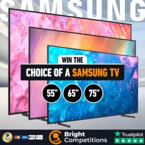 Choice of Samsung Smart 4K Ultra HD TV - 55", 65" or 75" & 20 Cash Instant Wins