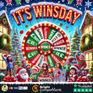 It's Wins-Day! – Every Ticket Wins! – Prize Every Time & £50 End Prize