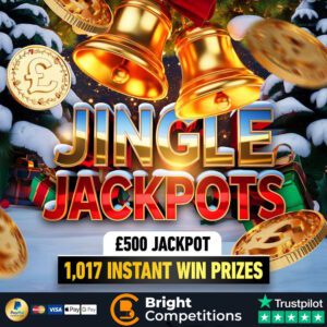 Jingle Jackpots - 1,017 Instant Wins & £500 Jackpot