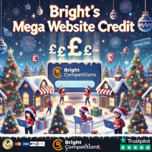 Bright's Xmas Mega Website Credit! 50x Instant Credit Wins & £100 Credit Jackpot