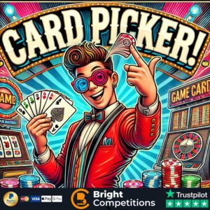 Card Picker! - 240 Instant Wins, 5 Cards & £50 Jackpot - 50p Per Ticket