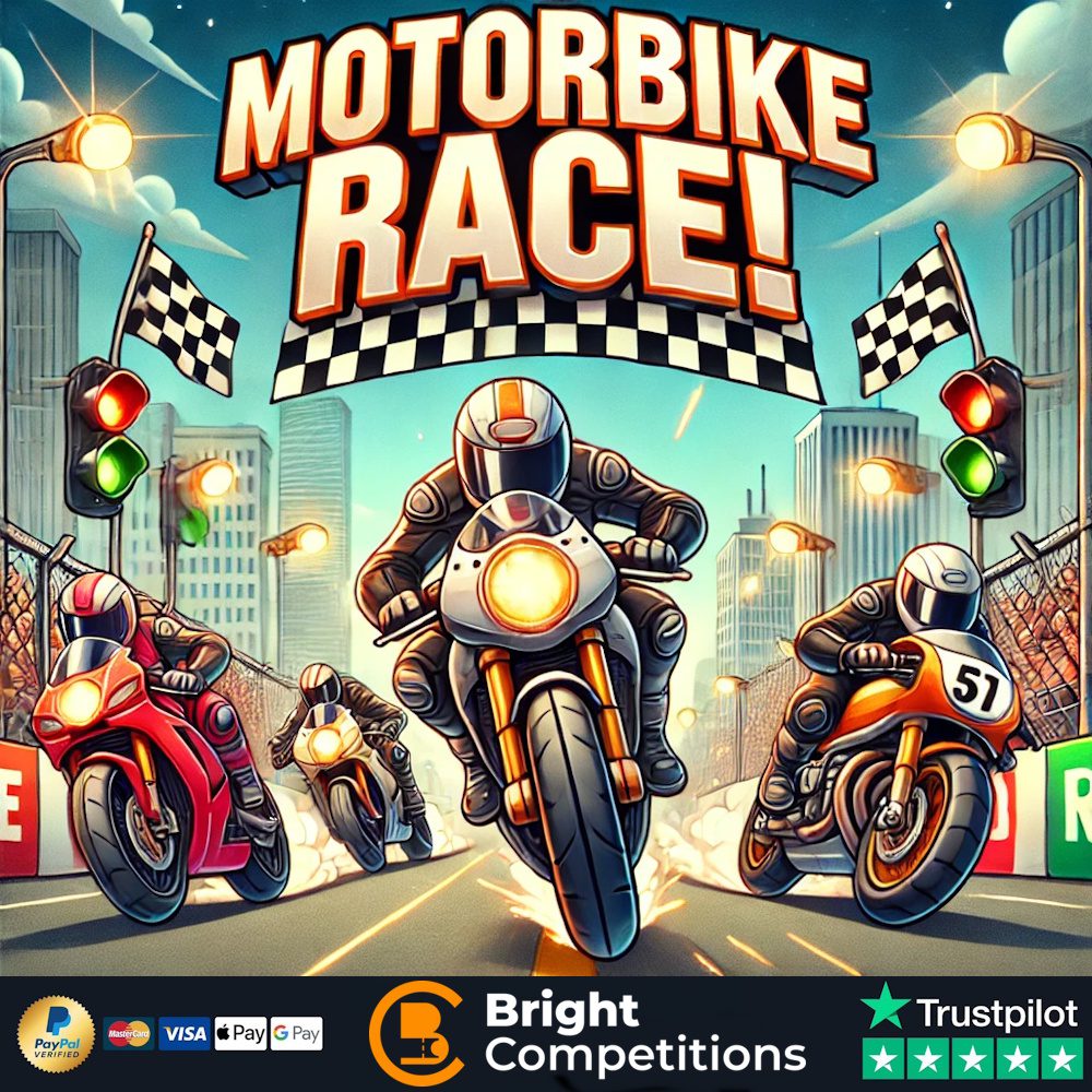 Motorbike Race! 54 Instant Wins & 3 Motorbikes To Be Found & £50 Main ...