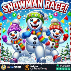 Snowman Race! 54 Instant Wins & 3 Snowmen To Be Found & £50 Main Prize