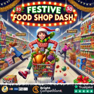 Festive Food Shop Dash – 152 Instant Wins & £50 Jackpot