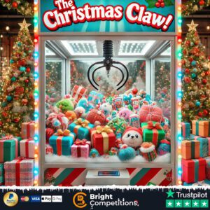 The Christmas Claw! - 340 Instant Wins, 5 Claws & £50 Jackpot - 50p Per Ticket