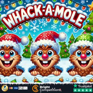 Christmas Whack-A-Mole! 75 Instant Wins & 3 Moles To Be Found & £50 Main Prize