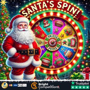 Santa’s Wheel! 62 Instant Wins & 4 Santa Wheels & £50 Main Prize