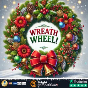 Wreath Wheel - 261 Instant Wins, 4 Instant Spins & 1 Main Spin