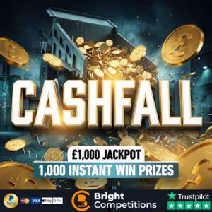 Cashfall - 1,100 Cash Instant Wins & &pound;1,000 Jackpot