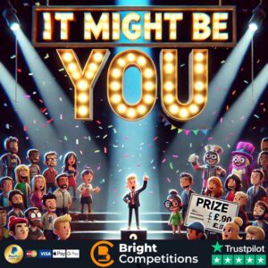 It Might Be You &ndash; 125 Instant Wins & 4 Spins on the Wheel & &pound;50 Jackpot