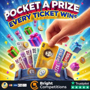 Pocket A Prize - Prize Every Time! - Every Ticket Wins! & &pound;250 Jackpot