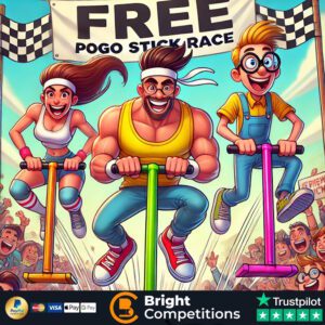 Free Pogo Stick Race - One Ticket Each - 3x £10 Cash Winners