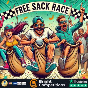 Free Sack Race - One Ticket Each - 3x £10 Cash Winners