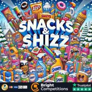 Snacks & Shizz! 40 Instant Wins & £50 Supermarket Voucher Main Prize