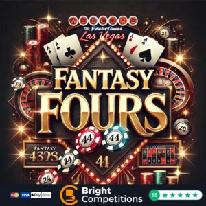 Fantasy Fours! 400 Instant Wins & &pound;50 End Prize - 40p Per Ticket