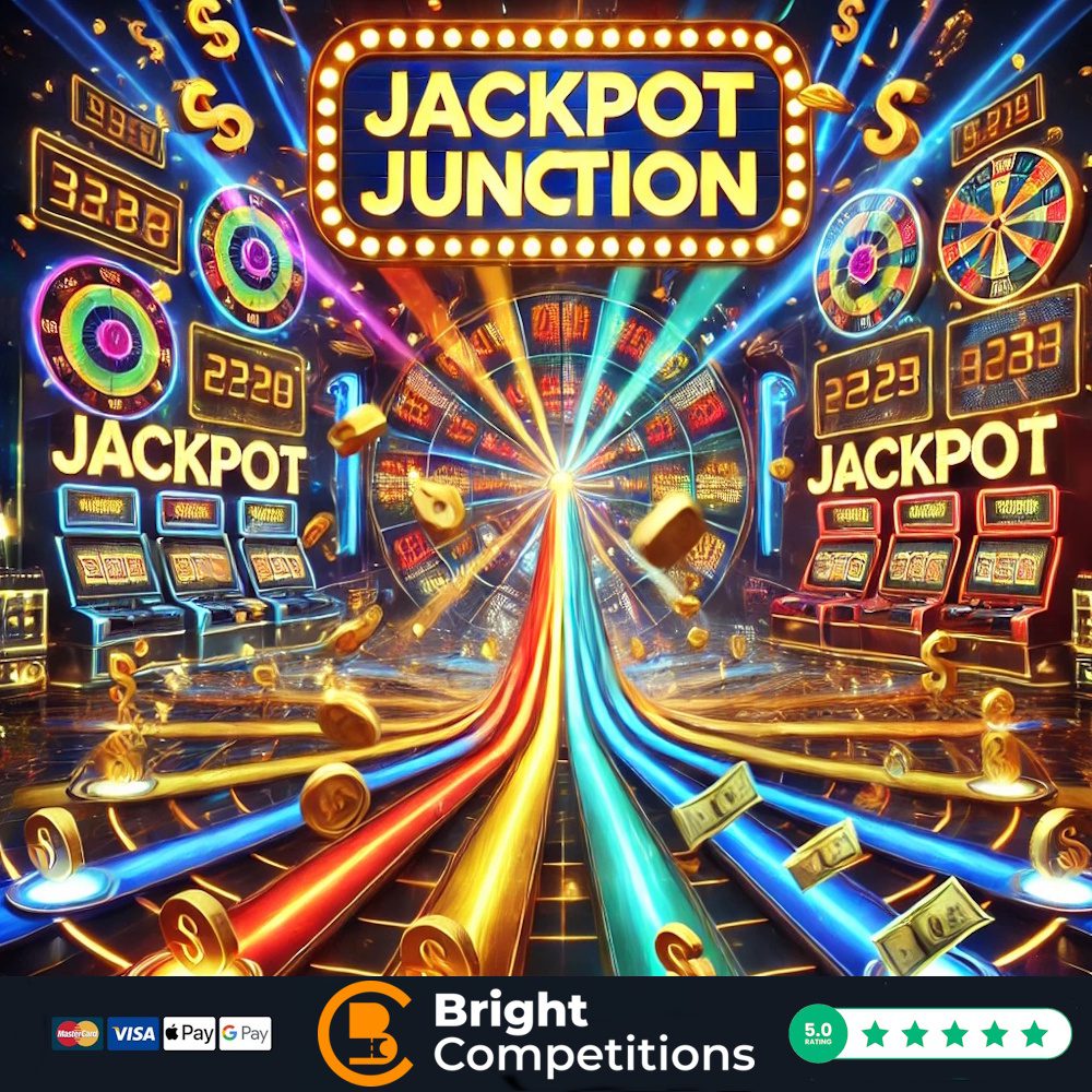Jackpot Junction – Instant Wins Up to £2k & £1,000 Jackpot