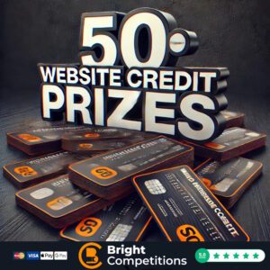 Website Credit! 50x Instant Credit Wins & &pound;100 Credit Jackpot