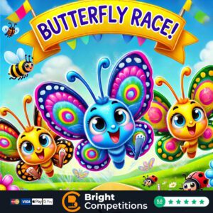 Butterfly Race! 120 Instant Wins & 3 Butterflies To Be Found & &pound;50 Main Prize