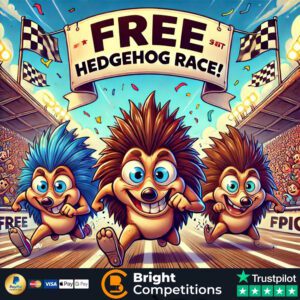Free Hedgehog Race - One Ticket Each - 3x £10 Cash Winners