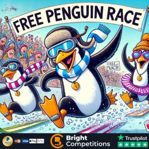 Free Penguin Race - One Ticket Each - 3x £10 Cash Winners