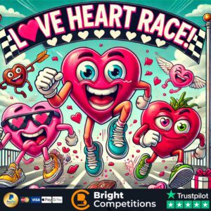 Love Heart Race! 200 Instant Wins & 3 Love Hearts To Be Found & &pound;50 Main Prize