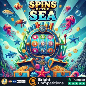 Spins of the Sea - 227 Instant Wins & £50 End Prize