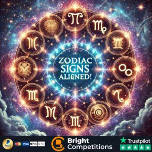 Zodiac Signs Aligned - 70 Instant Wins & &pound;50 Jackpot
