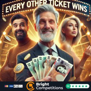 Every OTHER Ticket is a Winner! & 5x &pound;100 Cash Jackpots