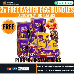 Bonus FREE Comp for Players – 2x Winners of Easter Egg Bundle & Instant Wins - Join Our Facebook Group