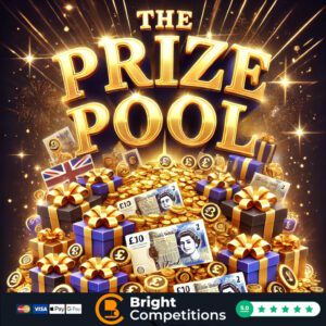 The Prize Pool - 2,644 Instant Wins & £250 Jackpot - 22p Per Ticket