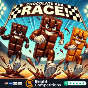 Chocolate Bar Race! 120 Instant Wins & 3 Chocolate Bars To Be Found & £50 Main Prize