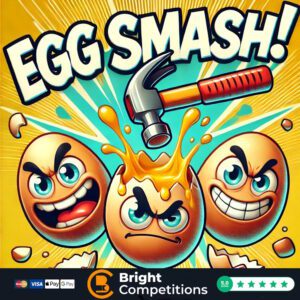 Egg Smash! - 345 Instant Wins, 3 Eggs & &pound;50 Jackpot - 50p Per Ticket