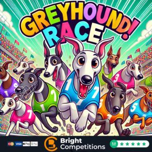 Greyhound Race! 85 Instant Wins & 10 Greyhounds to Find & £50 Jackpot - 45p