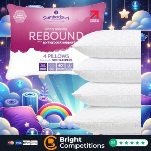 4x Hotel Quality Pillows