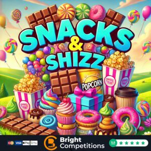 Snacks & Shizz! 40 Instant Wins & &pound;50 Supermarket Voucher Main Prize
