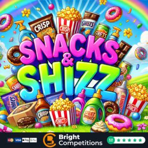 Snacks & Shizz! 40 Instant Wins & £50 Supermarket Voucher Main Prize