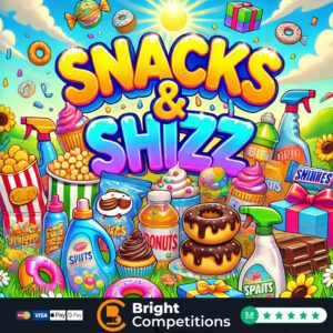 Snacks & Shizz! 40 Instant Wins & &pound;50 Supermarket Voucher Main Prize