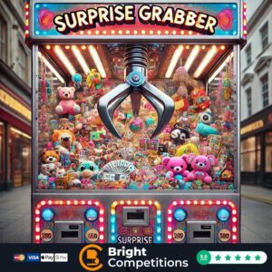 Surprise Grabber! - 396 Instant Wins, 5 Claws & &pound;50 Jackpot - 50p Per Ticket