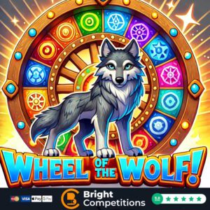 Wheel of the Wolf - 264 Instant Wins & 4 Spins on the Wheel & &pound;50 Main Prize