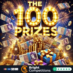 The 100 Prizes - 100 Instant Wins (Cash Alts Available) & £50 End Prize
