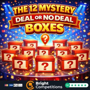 12 Mystery Boxes – £5k Instants & £250 Main Prize