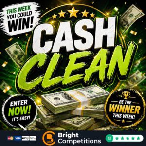 Cash Clean &ndash; 130 Instant Wins & &pound;50 & Cleaning Bundle End Prize