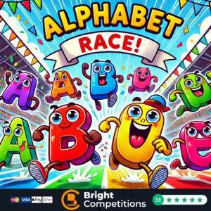 Alphabet Race! 85 Instant Wins & 10 Letters to Find & £50 Jackpot - 45p