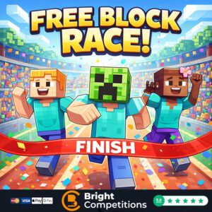 Free Block Race - One Ticket Each - 3x &pound;10 Cash Winners