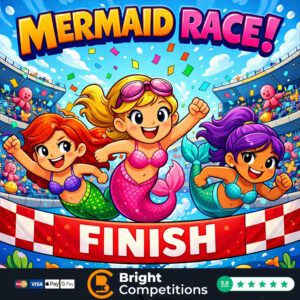 Mermaid Race! 54 Instant Wins & 3 Mermaids To Be Found & &pound;50 Main Prize
