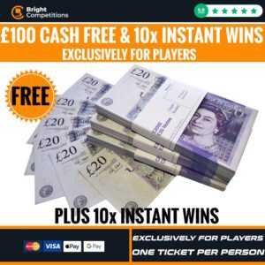 Bonus FREE Comp for Players &ndash; &pound;100 Cash & Instant Wins - Join Our Facebook Group