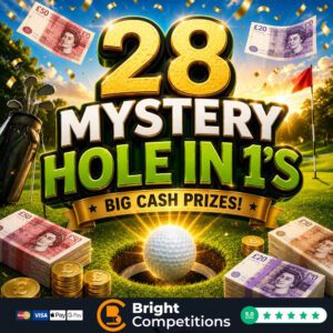 Mini Mystery Hole in Ones - Every Ticket Wins-Day & &pound;50 Main Prize
