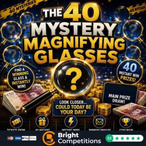 Mini Mystery Magnifying Glasses – Every Ticket Wins-Day & £50 Main Prize