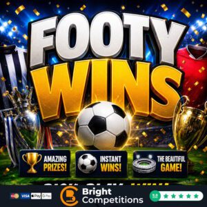 Footy Wins - 182 Instant Wins & &pound;50 End Prize
